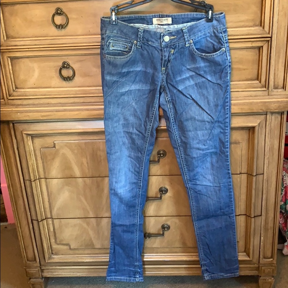 Light wash jeans